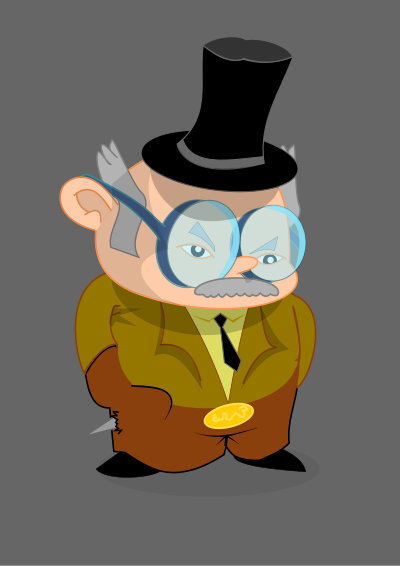 Sneeky mayor clipart