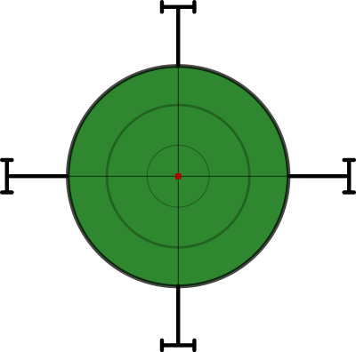 Sniper target clipart