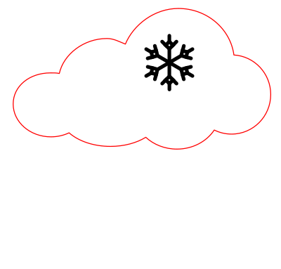 Snow - coloured clipart