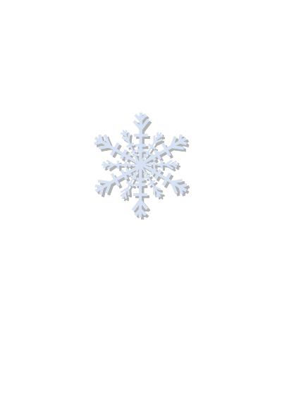 Snow flake clipart