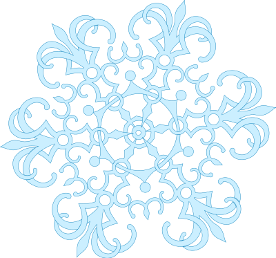 Snow flake clipart