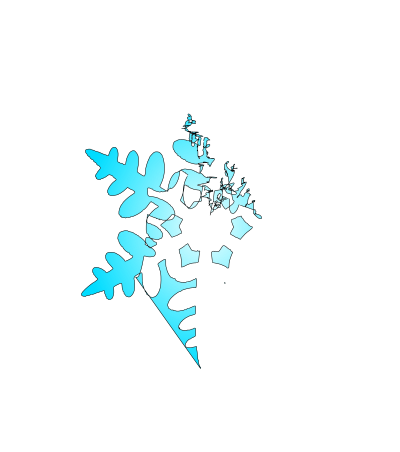 Snow flake 3 clipart