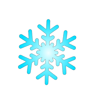 Snow flake 4 clipart