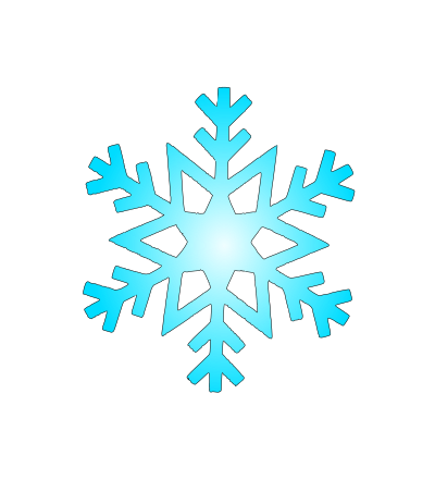 Snow flake 5 clipart
