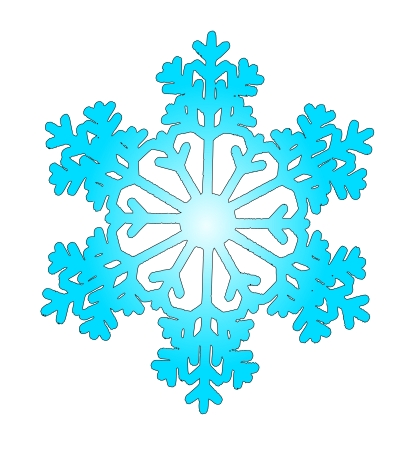 Snow flake 6 clipart