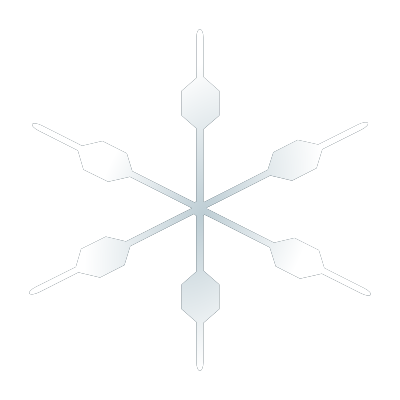 Snow flake icon clipart