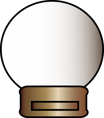 Snow globe clipart