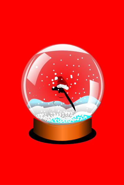 Snow globe large clipart