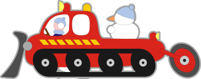 Snow plow clipart