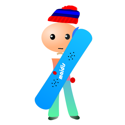 Snowboarder Guy clipart