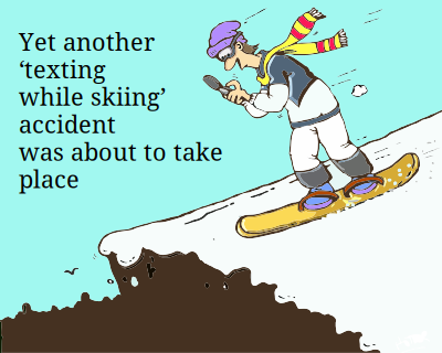 Snowboarding Accident clipart