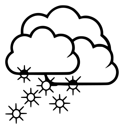 Snowfall clipart