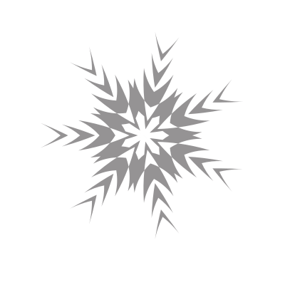Snowflake particle clipart