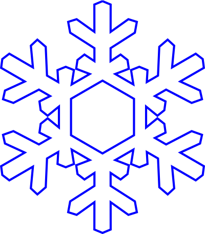 Snowflake (simply) clipart