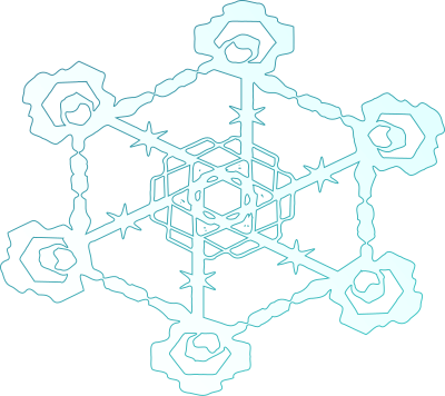 Snowflake2 clipart