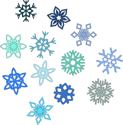 Snowflakes clipart