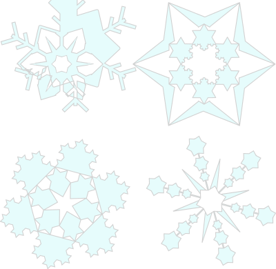 Snowflakes clipart