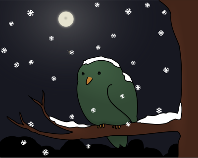 Snowing again clipart