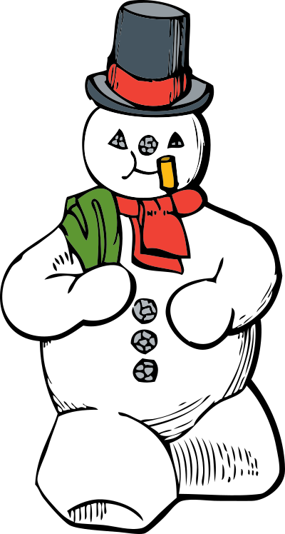 Snowman clipart
