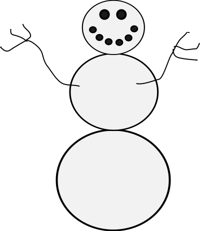 Snowman clipart