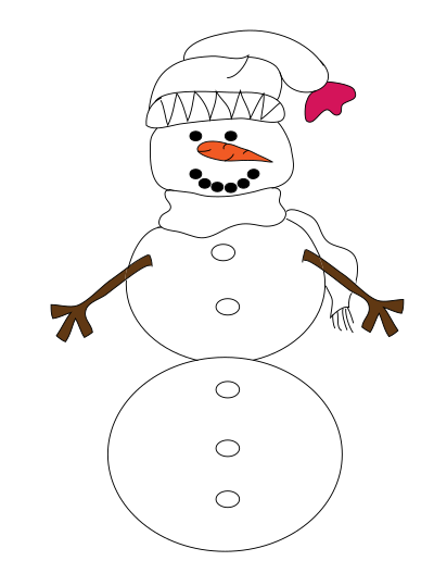 Snowman clipart