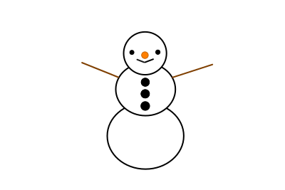 Snowman clipart