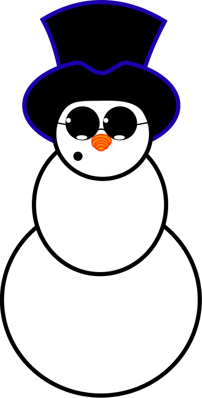 Snowman clipart