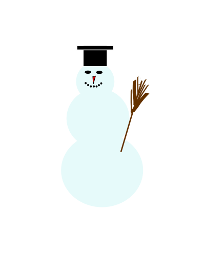 Snowman clipart