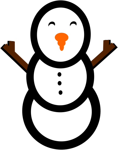 Snowman clipart