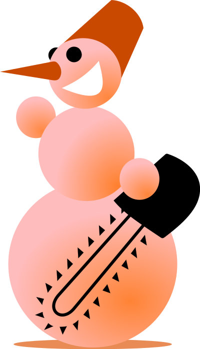 Snowman-Butcher by Rones clipart