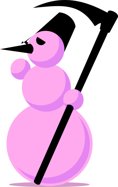 Snowman-Emo by Rones clipart