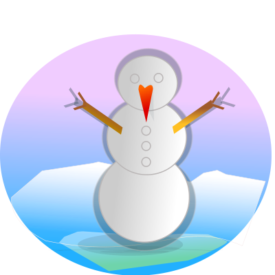 Snowman remix 2010 clipart