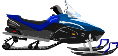 Snowmobile clipart