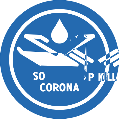 Soap kills corona clipart