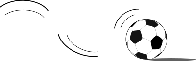 Soccer ball bouncing clipart