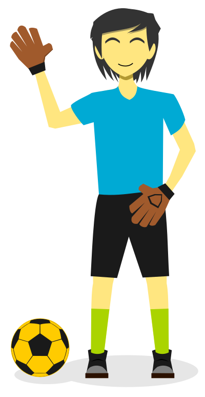 Soccer Goal Keeper clipart