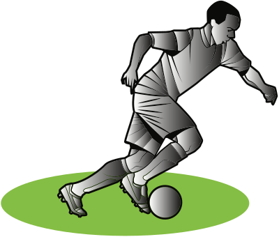Soccer Player (#11) clipart