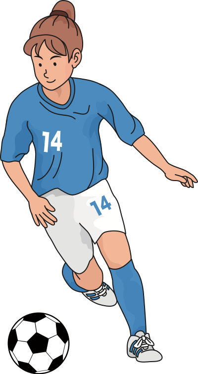 Soccer Player (#6) clipart