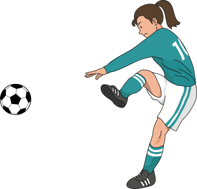 Soccer Player (#7) clipart