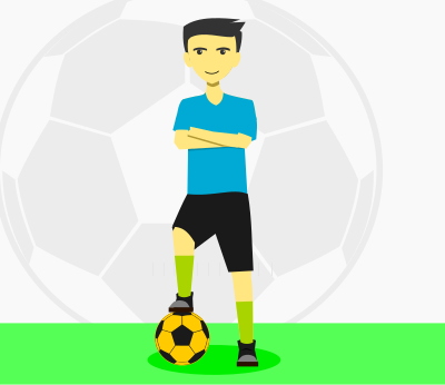 Soccer Team Captain clipart