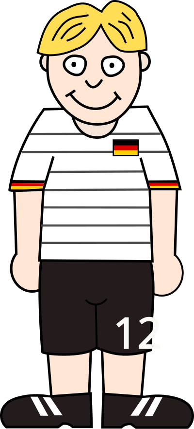 Soccerplayer Germany 2021 clipart