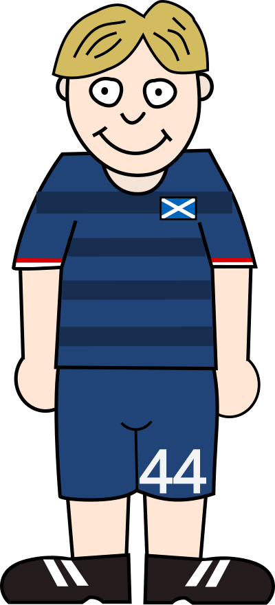 Soccerplayer Scotland 2021 clipart