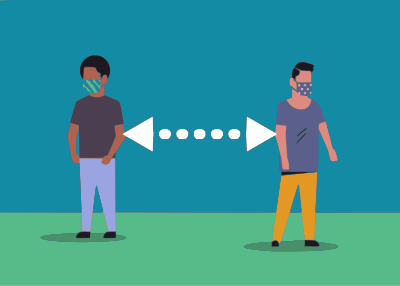 Social Distance clipart