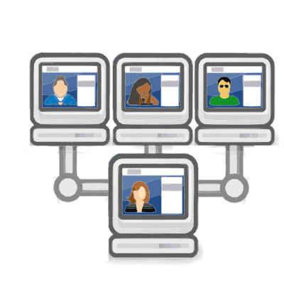 Social network clipart