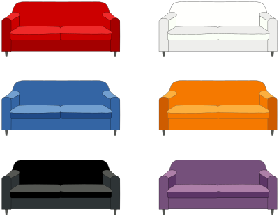 Sofa clipart