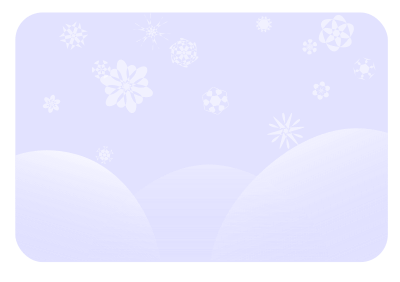 Soft blue snowflakes clipart