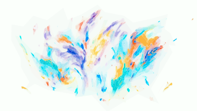 Soft Splatter on White clipart