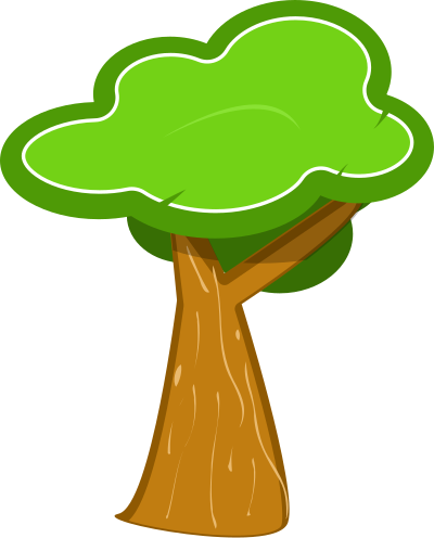 Soft trees 1 clipart