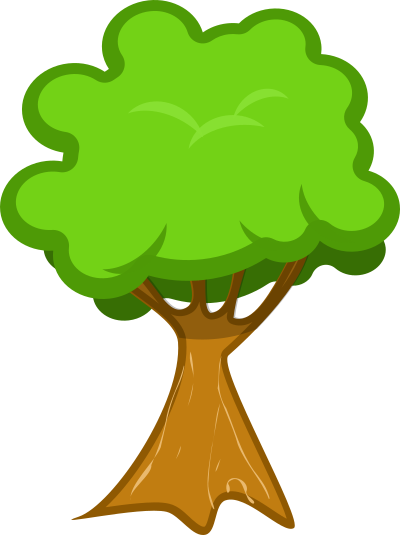 Soft trees 2 clipart