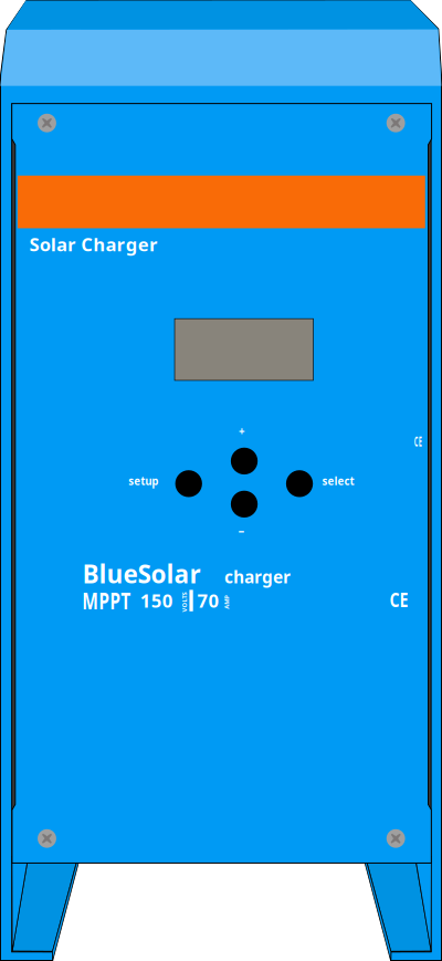 Solar battery charge regulator MPPT clipart